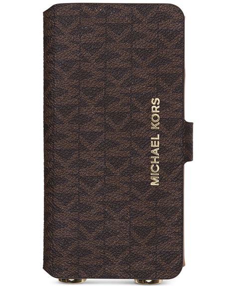 michael kors folio iphone 7|Michael Kors Signature Folio iPhone 7 Case .